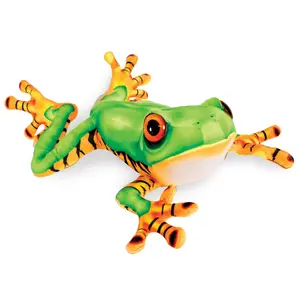 Real Planet™ Tiger-Legged Tree Frog Realistic Plush Stuffed Animal