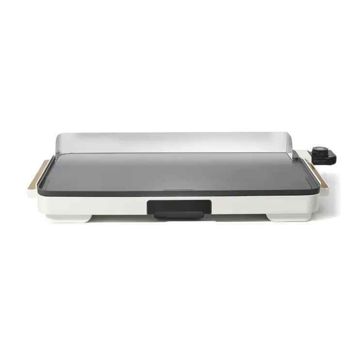 Drew Barrymore XL Electric Griddle 12" x 22" Non-Stick with Adjustable Temperature Control, Cool-Touch Handles, and Dishwasher-Safe Design