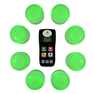 Trebisky Wireless Game Show Buzzer System for Game Show 8 Players Jeopardy Quiz Bowl Answer Buzzer w/Light, Sound for Classroom Educational Learning Family Feud Adult Trivia Game Night Lockout, Back to School