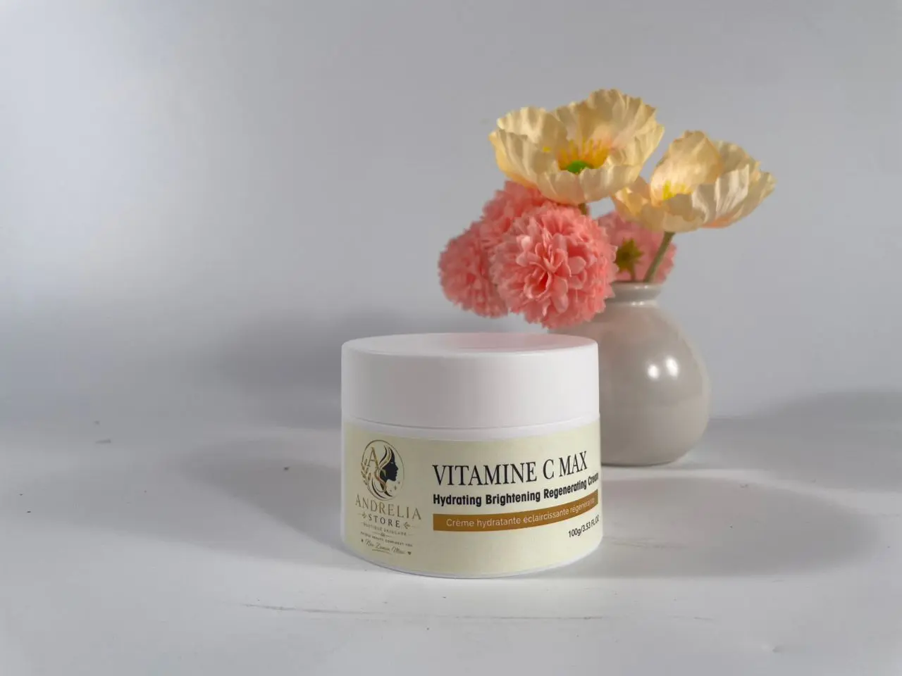 Andrelia Vitamin C Body Cream – Daily Moisturizing Body Care Cream, 100g