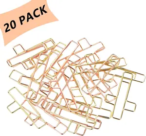 Cross Paper Clips - Gold & Rose Gold, Bible & Journaling Clips, 20 Pcs