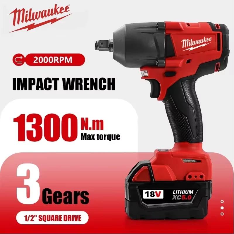Milwaukee Cordless Electric Air Pump For Car Tires Balls Portable Car Tire Inflator Electric Impact Hammer Drill