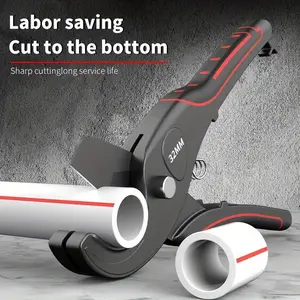 32-75mm Heavy-Duty Pipe Cutter - Durable High Manganese Steel Blade for Quick PVC/PPR Plastic Pipe Cutting | Local Shipment