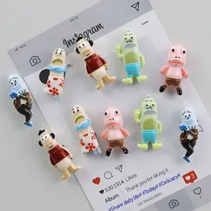Funny Cartoon Resin Stickers, DIY Craft Supplies, Phone Case Hair Clip Refrigerator Decals, Universal Home Decor Accessories