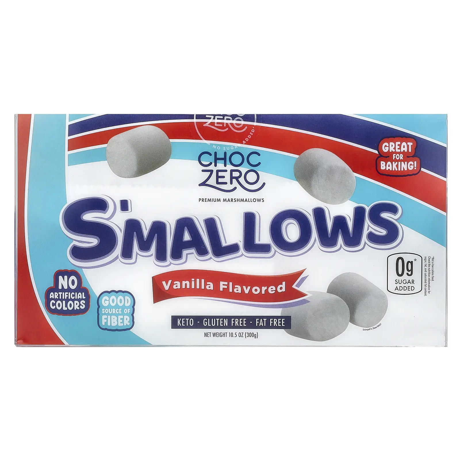 ChocZero S'Mallows, Vanilla, 10.5 oz (300 g) ChocZero S'Mallows, Vanilla, 10.5 oz (300 g)