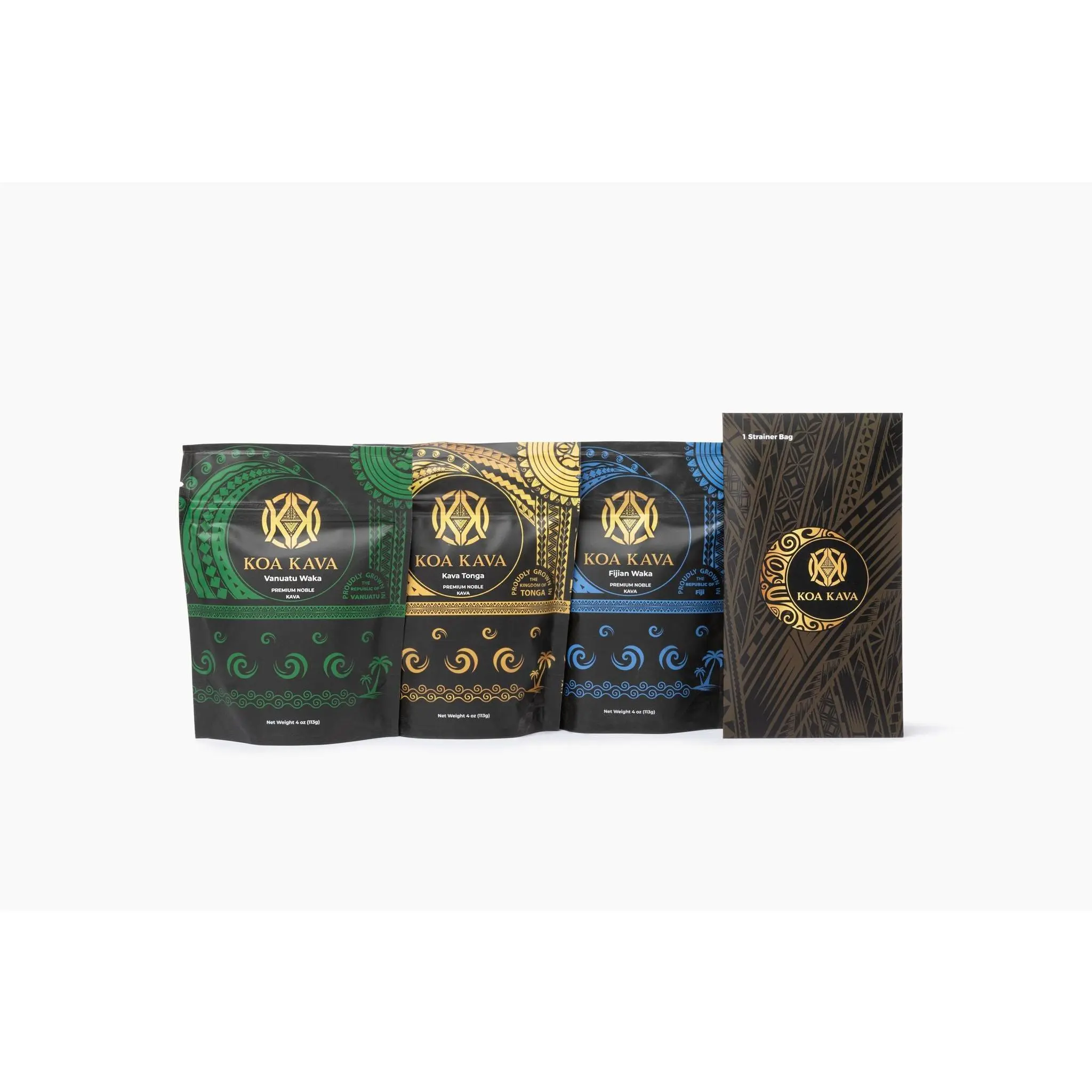 Sample Pack - Premium Tongan, Vanuatu, and Fiji Kava