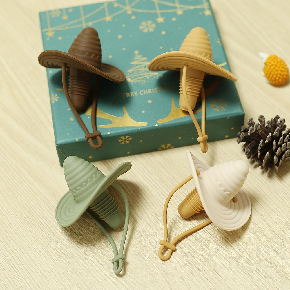 Silicone Stopper For Red Wine Western Cowboy Hat Creative