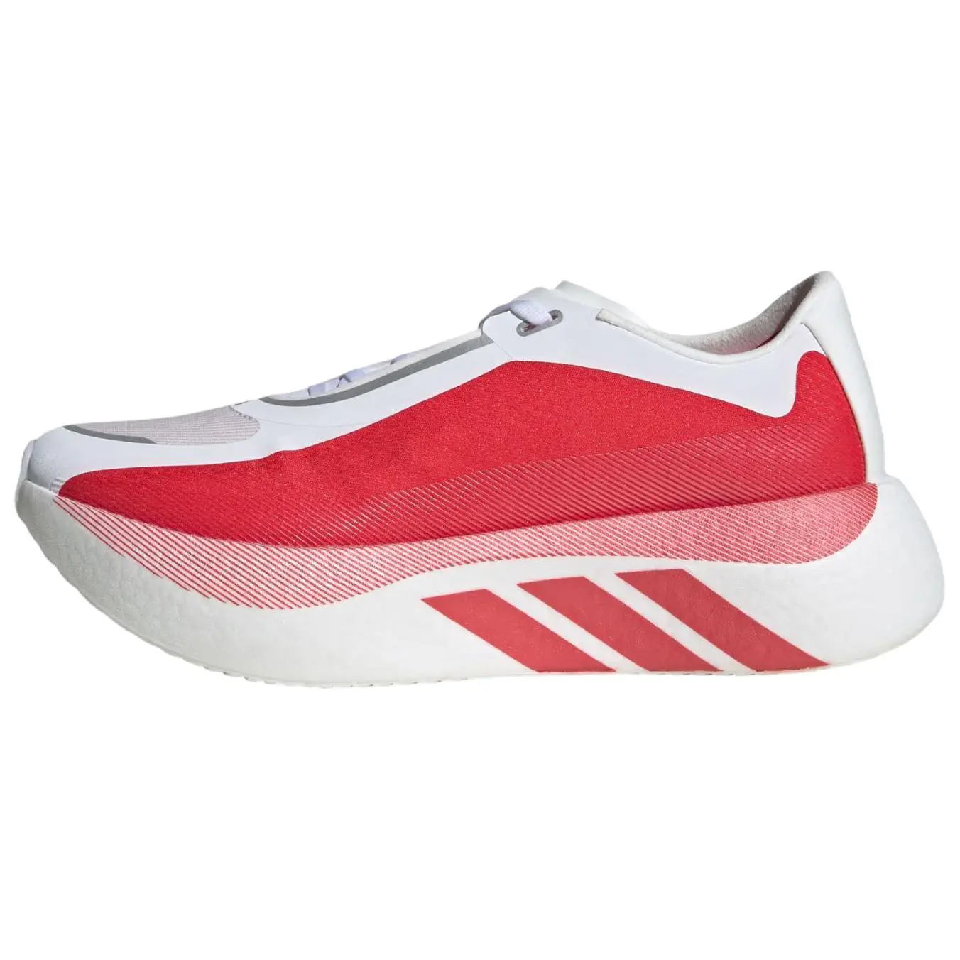 adidas Hyperboost Edge 'Red White' Running Sneakers, Breathable Knit Upper, US M 7.5, 7 US, 8.5 US Sports Footwear, Street Style, Responsive Cushion