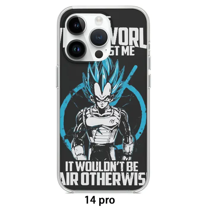 DBZ SSGSS Vegeta Whis Symbol Phone Case Aesthetic Art, Clear Case  Fit for iphone X,11,12,13,14 iphone 16 pro max case