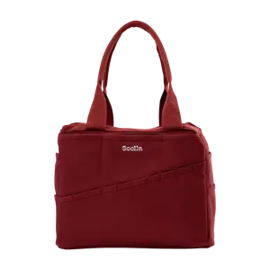 Soolla® Studio Bag, Sangria, Pottery Tool Bag, Craft Organizer, Knitting Bag, Crochet Yarn Tote