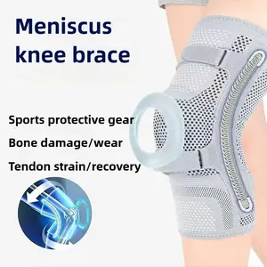 Knee Brace Support Adjustable Compression for Running Sports with Patella Gel Pad Side Stabilizers Knee Pain Relief Joint Support for Meniscus Tear Arthritis Workout Recovery