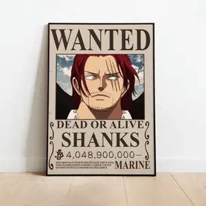 Shanks wanted poster