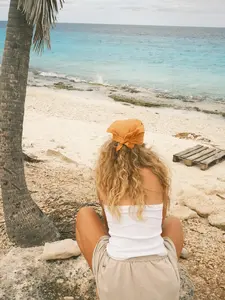 Bight Ochre Blank Bandana 100% Organic Cotton