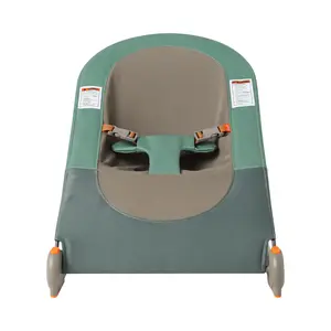 BOON SLANT Portable Baby Bouncer -  Lightweight, foldable Baby Seat with 3-Point Harness and Travel Bag