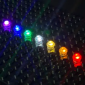 10 Piece Colorful LED Lighting Kit, Lighting Bricks, DIY Building Brick Lights, Compatible with Lego Models, LED Light Accessories, USB Powered
