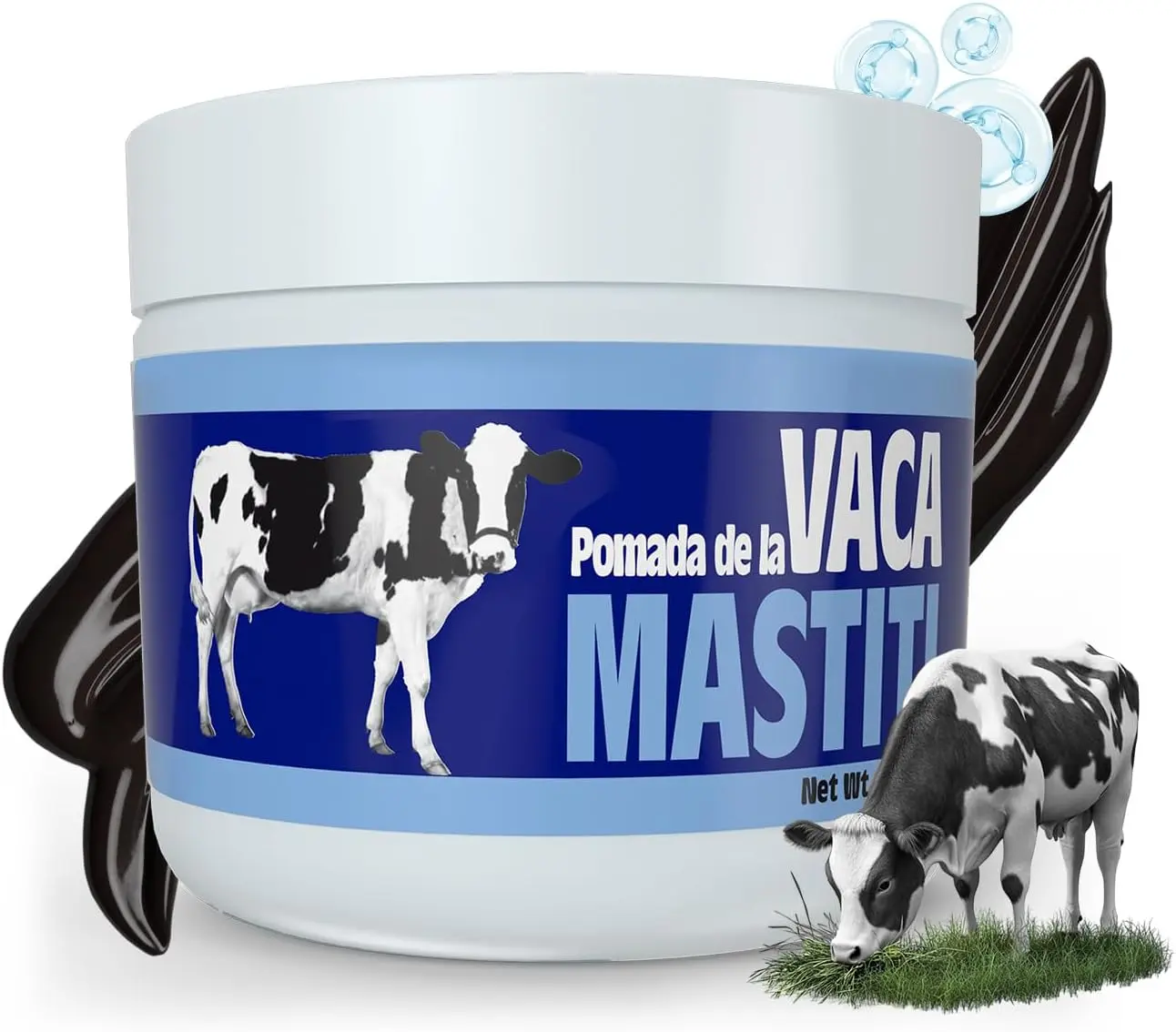 POMADA DE LA VACA MASTITI - Gentle Body Moisturizer Ointment for a Smooth Hydration Boost, for Dry and Sensitive Skin, Daily Body Care - 2 Oz, Lightweight, Glycerin