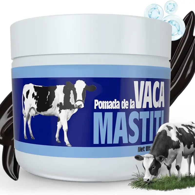 POMADA DE LA VACA MASTITI Crema Humectante para Piel Seca y Sensible | Moisturizing Ointment with Glycerin, 1 Frasco de 2 oz