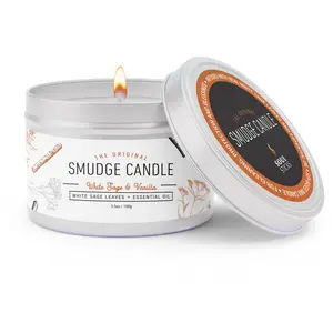 Soul Sticks White Sage & Vanilla Smudge Candle (3.5 oz)