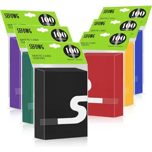 600ct MTG Card Sleeves 6 Colors Matte Magic The Gathering TCG Baseball Trading Game Card Protectors 66x91mm Double-Sided Design Super Protection