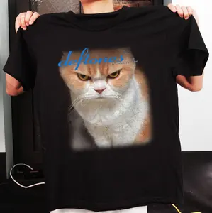 NEW! Deftones Around The Fur Orange Cat T-Shirt – Classic Rock Band Graphic Unisex Cotton Tee