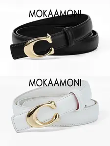 Ladies' belts, multi-color optional adjustable design, suitable for daily commuting, dresses and jeans fit.