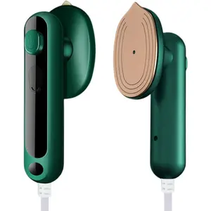 Mini Travel Iron for Clothes, Portable Mini Iron for Travel, Portable Mini Ironing Machine for Dry & Wet Ironing. (Green)
