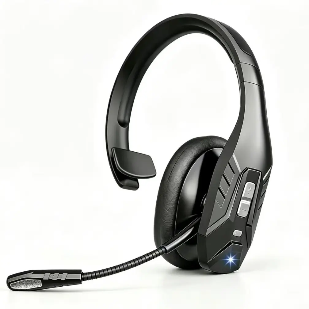 DH10 Active Noise Canceling Over-Ear Wireless BT Headphones - Waterproof, Extended Listening Time, Type-C, for Truck Driving, Compatible with Phones/Tablets/Game Consoles, Audio Electronics Accessory