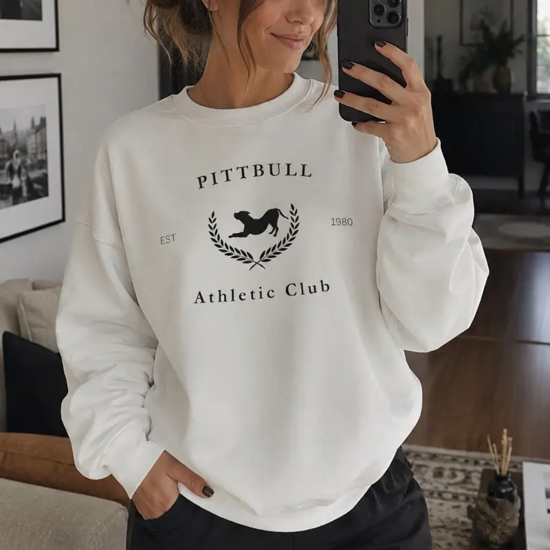 Bully & Bone Co. Pitbull Athletic Club Crewneck Sweatshirt