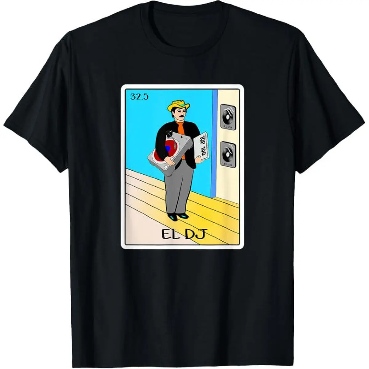 100% cotton Unisex El DJ Funny T-Shirt