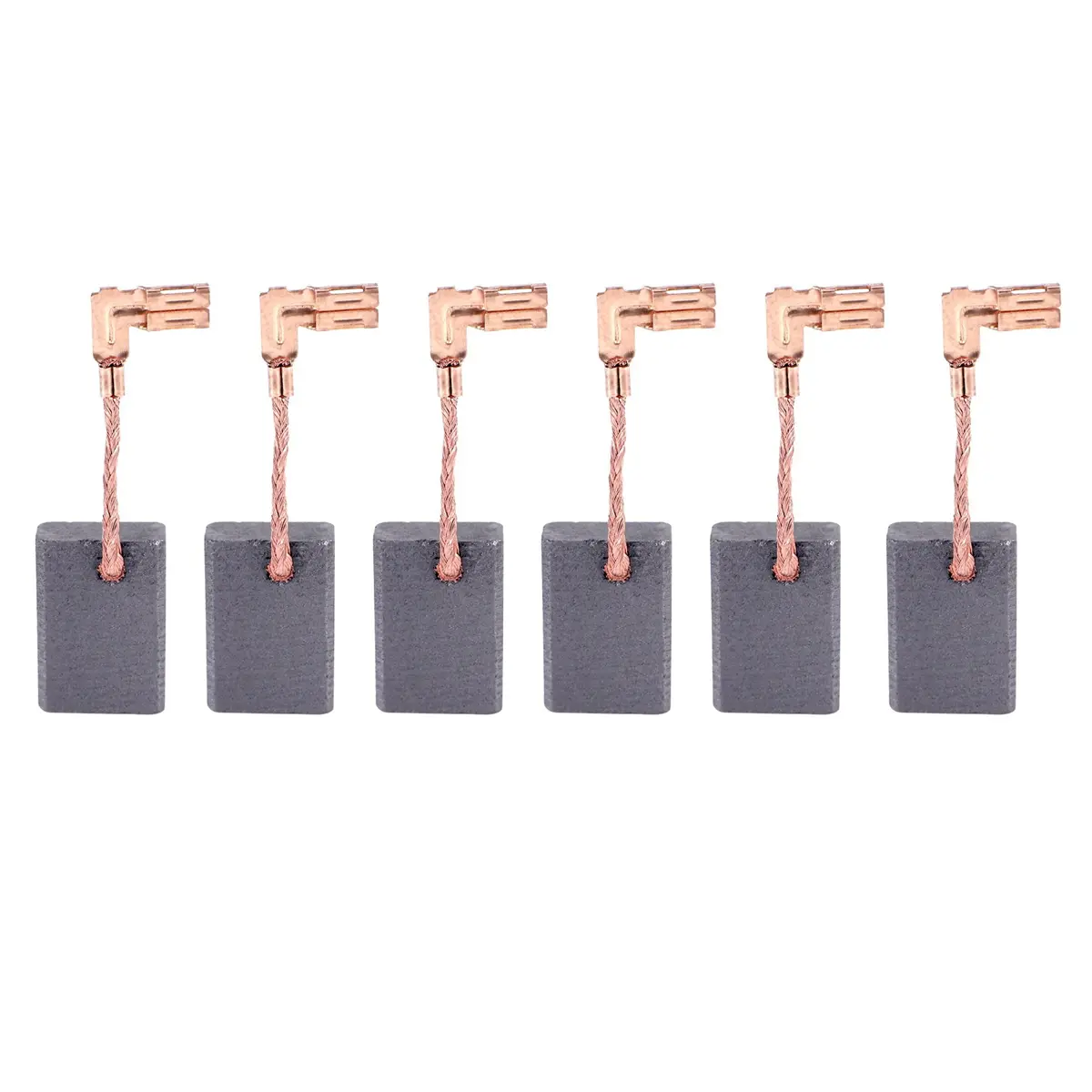 6-Pack Carbon & Metal Motor Brushes Set, 5x11x16mm Replacement for Makita Angle Grinders and Sanders, Fits CB318 CB325 CB340 for Motor Repair