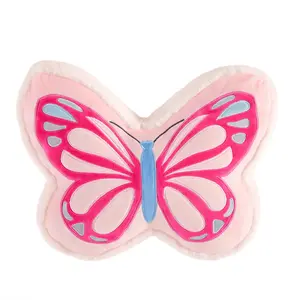 Butterfly Decorative Pillow for Kids, Pink, Spot-clean, For  Room Decor