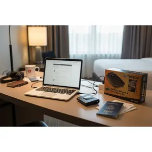 TRENDnet 300Mbps Wireless N Travel Router Kit (TEW-654TR, New in Box)