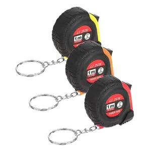 Mini Tape Measure 3-Pack Keychain 3ft Pocket Retractable Metric Inch