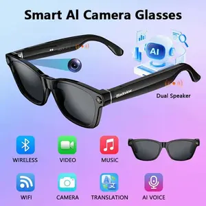 Smart Glasses With Camera For Vlogging 4K Video Stabilization Real-Time AI Translator Photochromic Lenses Smart Glasses With Camera For Vlogging 4K Video Stabilization Real-Time AI Translator Photochromic Lenses