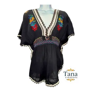 Butterfly blouse, manta 100% cotton, fresh,  Soft, Floral