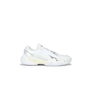 adidas by Stella McCartney Barricade Sneaker in Footwear White, Almond Milk & Willow Grey