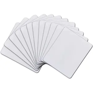 Sublimation  Pad Blank Rectangular Blanks 12 count for Sublimation Transfer Heat Press Printing Crafts 24x20x0.2cm White