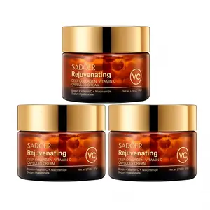 Deep Collagen Vitamin C Cream - Anti-Wrinkle Face Moisturizer with Hyaluronic Acid, Niacinamide & Bosein for Youthful, Glowing Skin,Dull Skin Uneven Tone Fine Lines Pores Dry Skin Moisturizing Toner Moisturize Moisturizer Hydrate Moisture