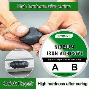 100g Strong Clay Iron Glue, Waterproof Putty, Sealing Glue, Quick Repair Metal Cracks, Drainage Hole Seal, High Flexibility, High Adhesion, Strength Like Welding