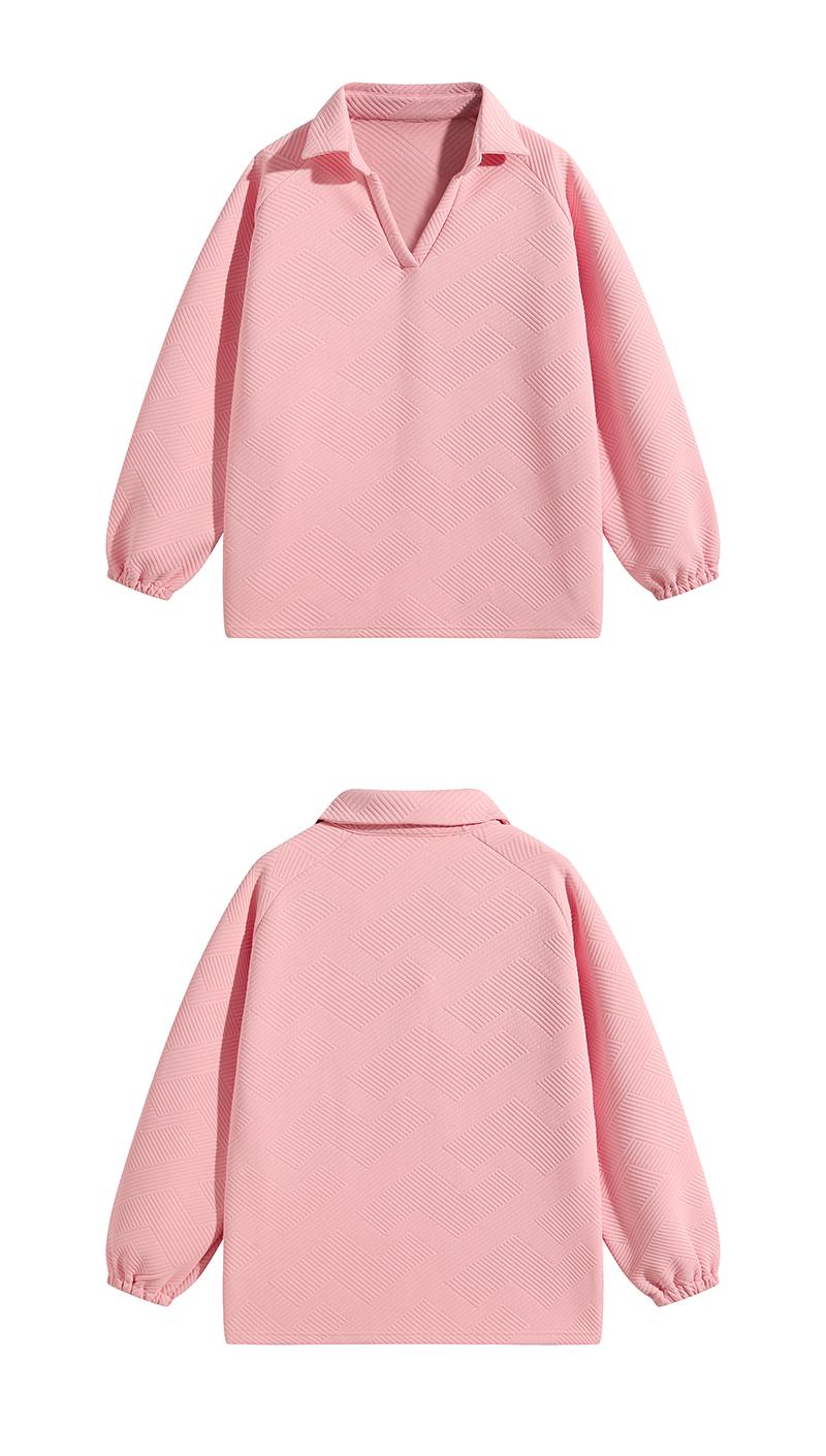 Cozy  Jacquard  V Neck Pullover for Women Oversized Loungewear Top Loose Fit Casual Comfy Sweatsuit for Daily Wear