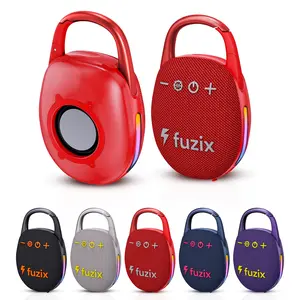 Snap Portable Wireless Bluetooth Speaker by Fuzix – 5W Compact High-Quality Sound, LED Lights, Long Battery Life, TWS Stereo, Micro SD, USB, AUX Audio