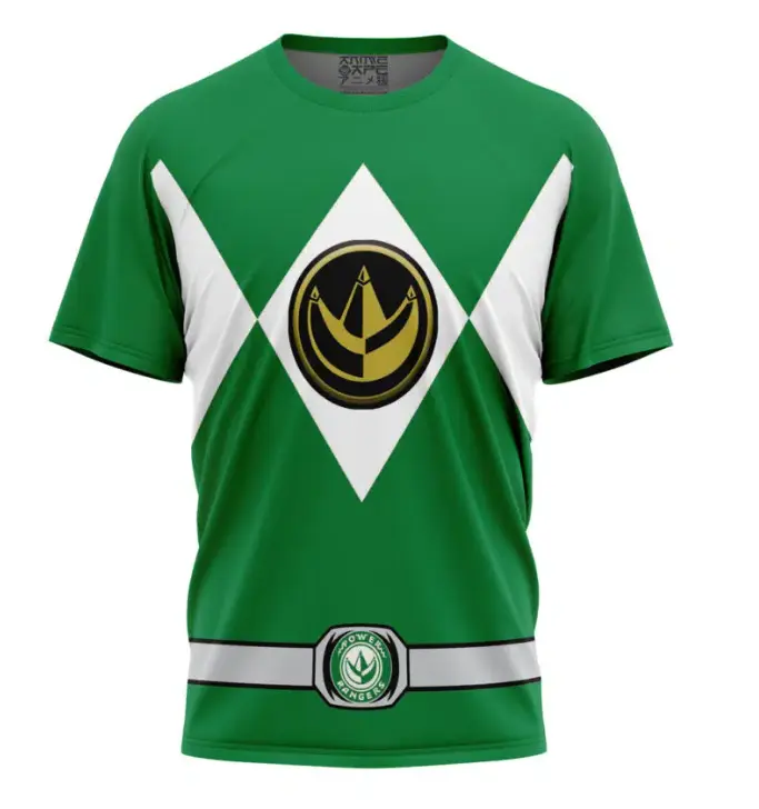 green ranger mighty morphin power ranger  T-shirt All-Over Print