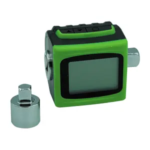 Vim Tools VIM-DATM1238 0.5 in. Drive Digital Angle & Torque Meter with 0.38 in. Adapter, Green & Black