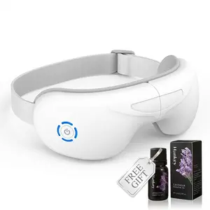 eye riszen Heated Bluetooth Eye Massager  1 box of foldable eye massage tools 3 modes Top Valentine's Day gift choice Portable eye care device For men and women Bluetooth Facial Therapy