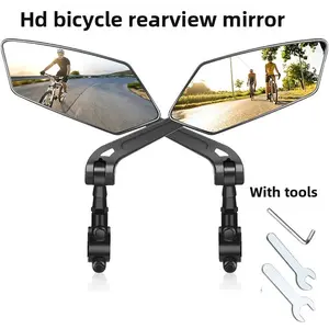 Bicycle rearview mirror 360 Rotary adjustment mirror Bicycle accessories Decorative mountain bike accessories Cycling equipment