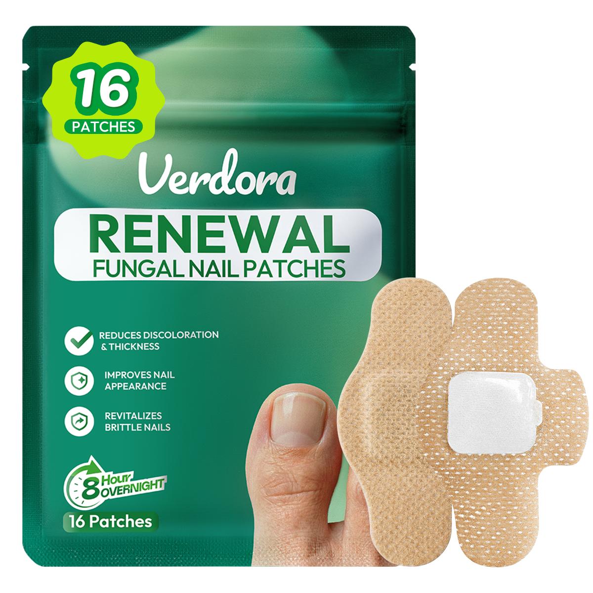 32PCS Fungal Nail Patches – Overnight Nail Repair Patches for Damaged & Discolored Nails, Hydrogel Nail Care Treatment