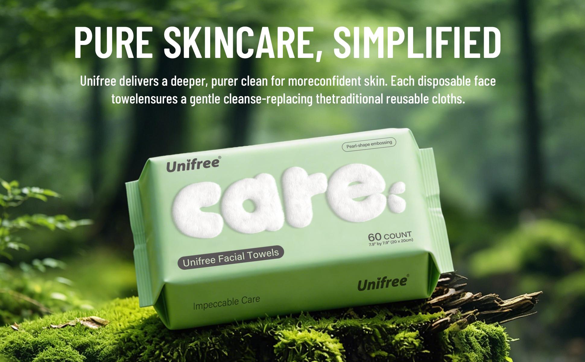 [ZS] Unifree Face Towel | Disposable Dry Wipes | Soft, Absorbent, Comfort, Skincare, Portable, Hygiene, Useful Gift, Facial Cleansing Pads, memorial day