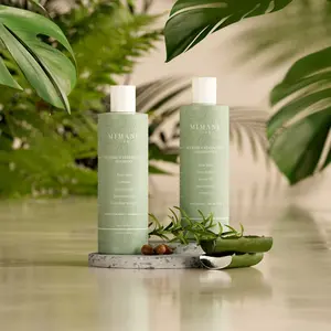 Mimane Glow - Nourish & Strengthen Duo - Sulfate-Free Shampoo & Conditioner Set with Aloe Vera, Jojoba Oil, Rosemary Oil, and Shea Butter for All Hair Types