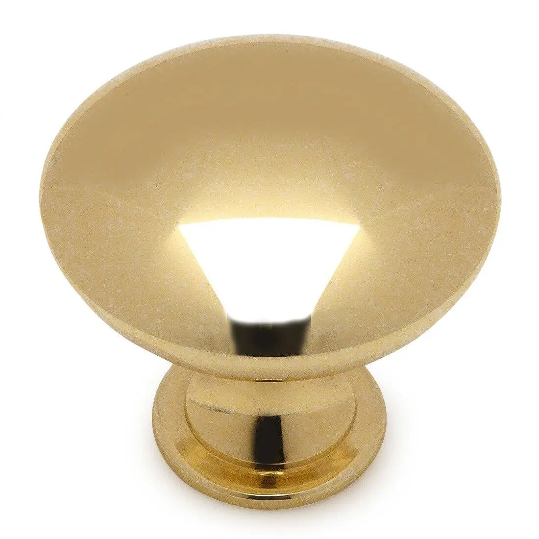 Cosmas 5305PB Polished Brass Round Cabinet Knob