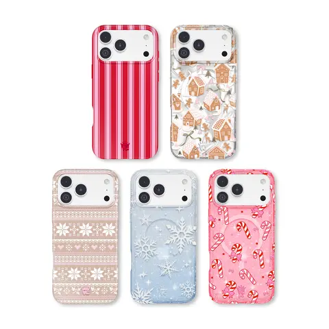 Velvet Caviar Holiday Collection - Christmas Aesthetic, Shock-Resistant iPhone Cases - Holiday-Themed Cute Phone Cases
